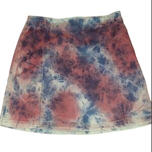 Wild Fable Tie Dye Stretch Denim Mini Skirt